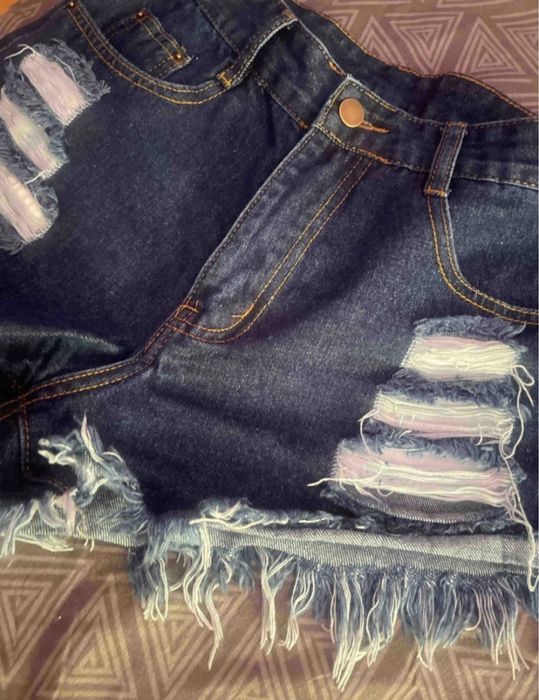 Pantaloni scurți denim dama, mărimea M,noi