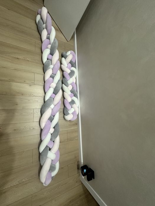 Бортик косичка для кроватки