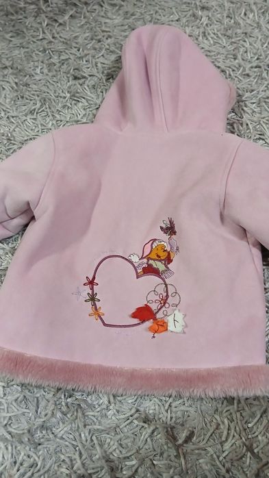 Зимно розово палтенце