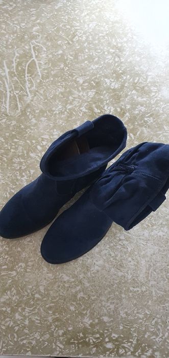 Cizme dama,piele intoarsa,masura 36.