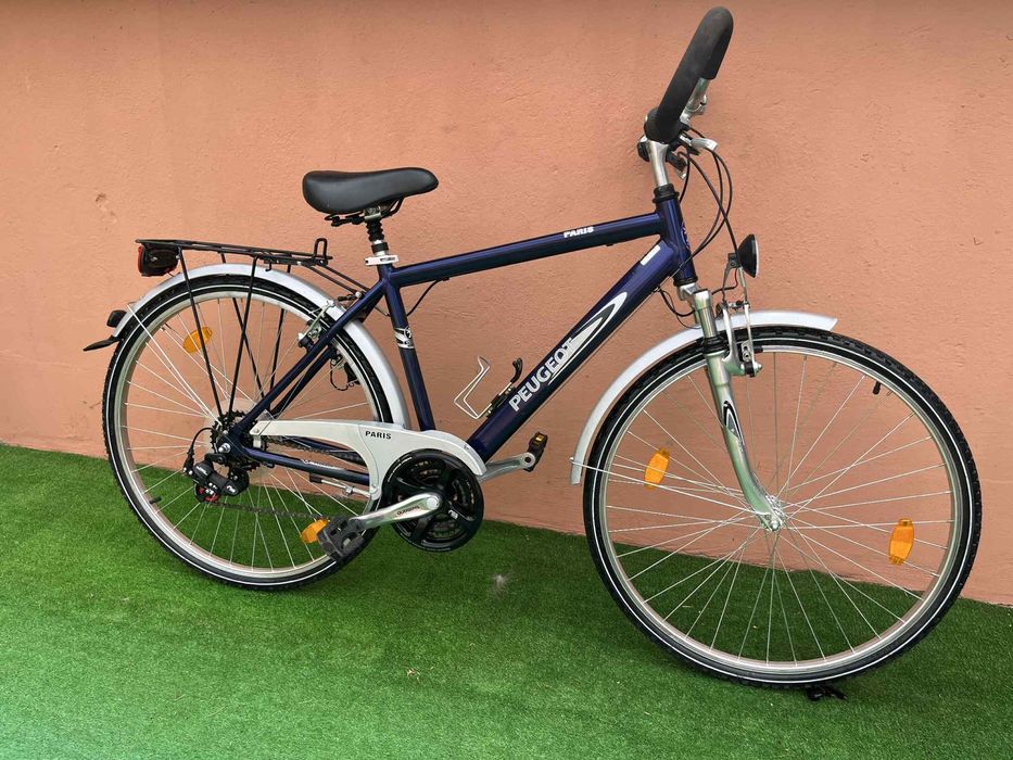 Като Нов Алуминиев Велосипед  PEGEOT 28цола 7х3 Внос Германия