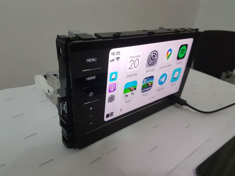 NOU MIB2 VW CarPlay Navigatie RCD520 VW Golf 7 Passat B8 MIB 2 8" inch