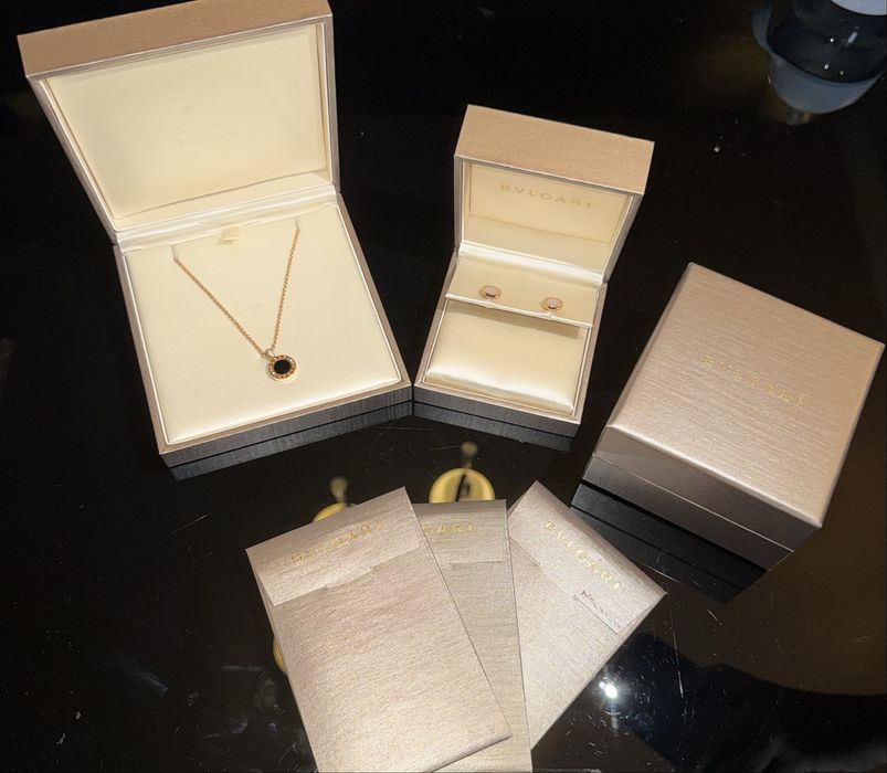 BVLGARI бижута обеци и колие
