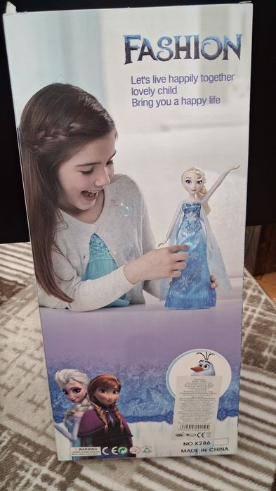 Кукла за прически ,Елза ,кукла с кон