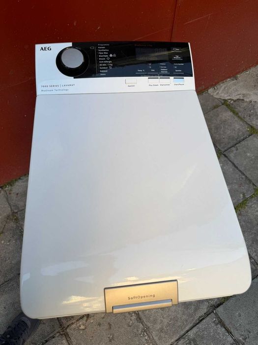 Пералня AEG L7TB73E Горно Зареждане Отваряне Бяла