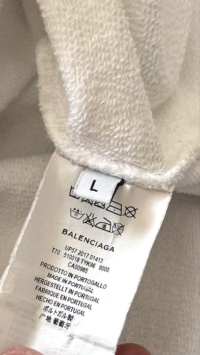 balenciaga kering hoodie - winter 2017