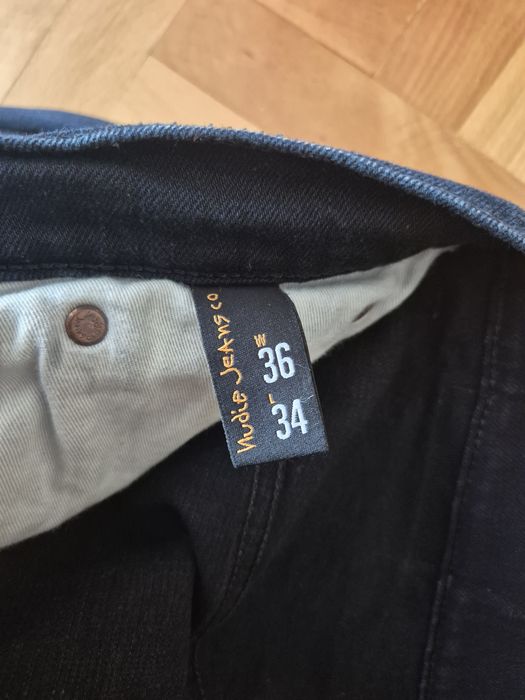 Blugi Nudie Jeans Co. Model: Thin Finn, Organic Cotton, Mărimea W36 / L34