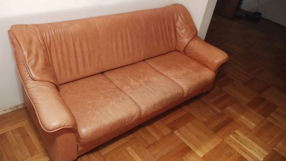 Диван естествена кожа, функция сън