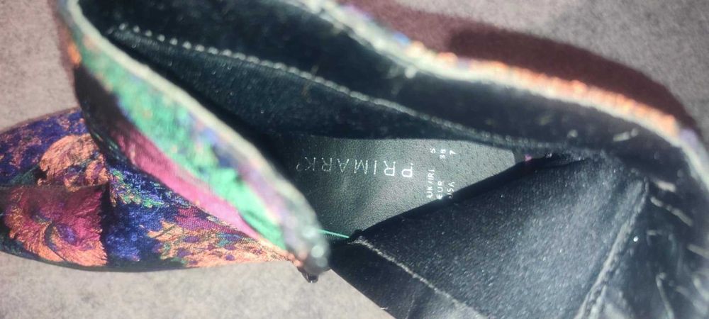 Жакардови дамски боти Primark с флорални мотиви