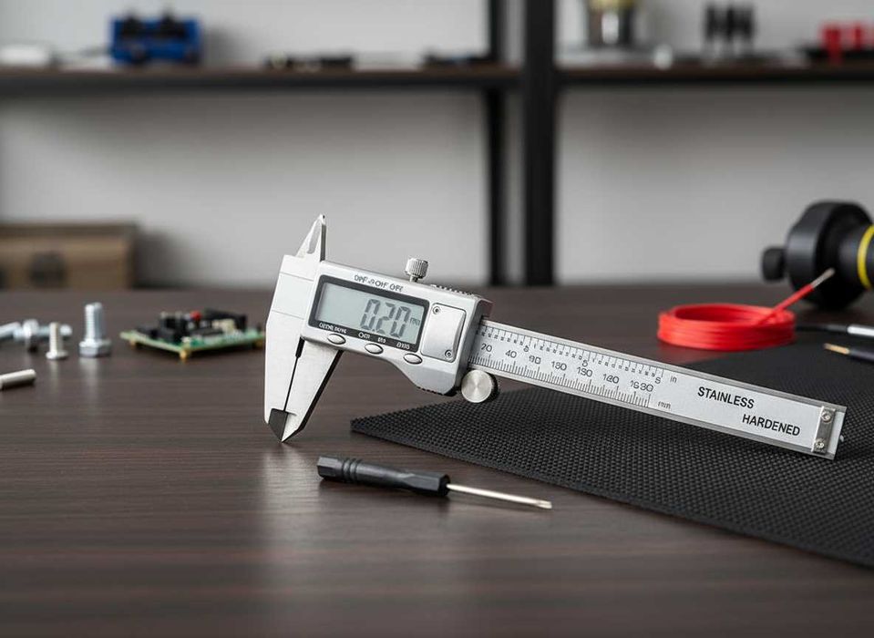 Subler electronic digital din otel inoxidabil 150 mm cu ecran LCD