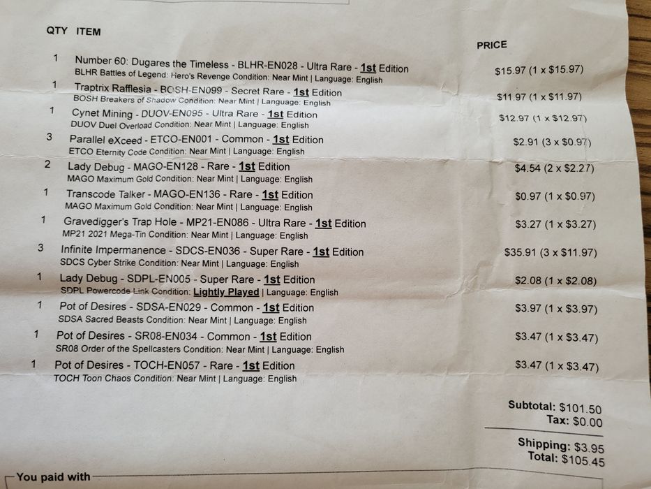 Карти Yu-Gi-Oh Ю-ги-о