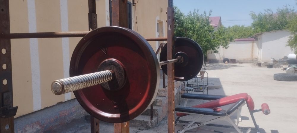 Олимпийская штанга в очень идеальном состоянии!!!