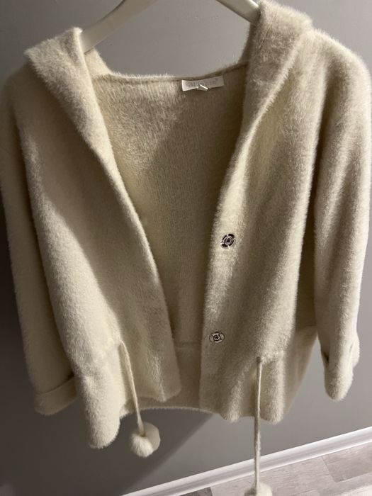 Кашмирено горнище с естествени пухчета