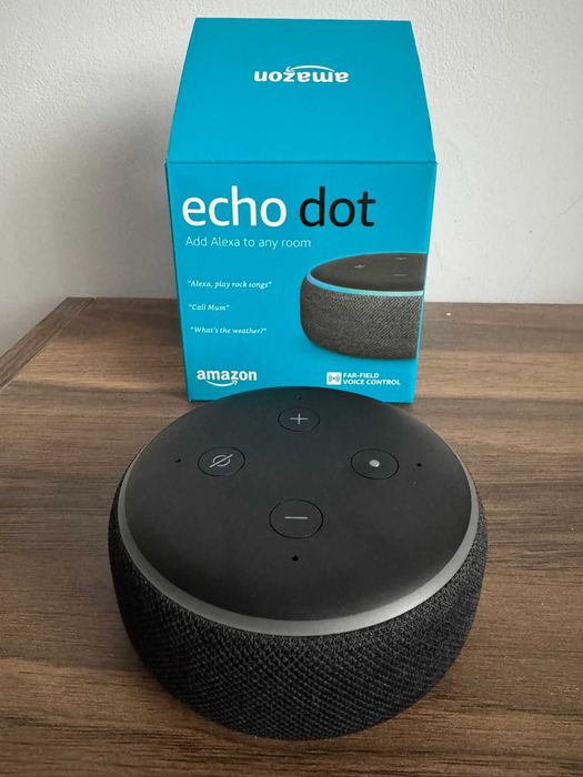 Amazon Echo Dot 3 (Alexa) - Desigilat, neutilizat, cutie originală