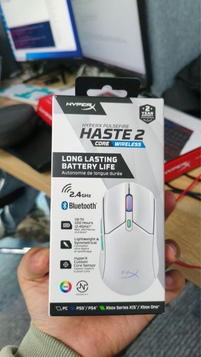 HyperX pulsfire haste 2 безпроводной