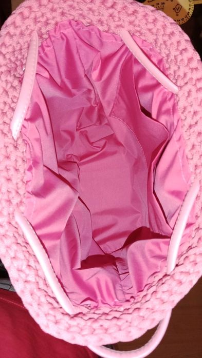 Вязаный рюкзак ручной работы