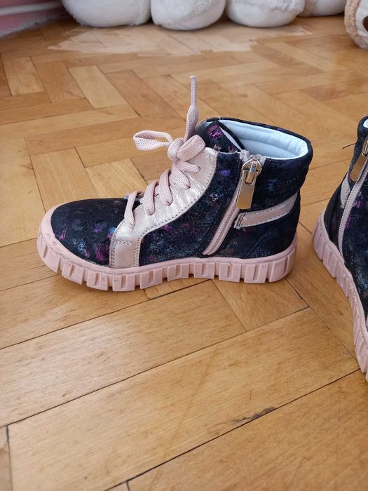 Детски кецове PONKI MELLOW BLACK-Powder №27