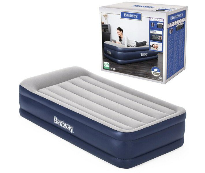 Кровать надувной-191х97х46 см. Bestway-67628. Доставка бесплатно