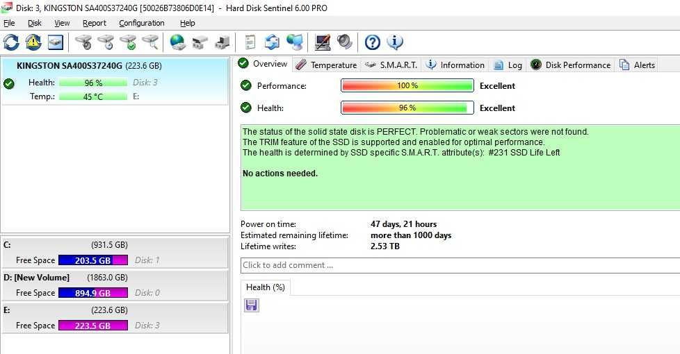 Solid-State Drive (SSD) Kingston A400 240GB, 2.5", SATA III (500 MB/s Citire, 350 MB/s Scriere)