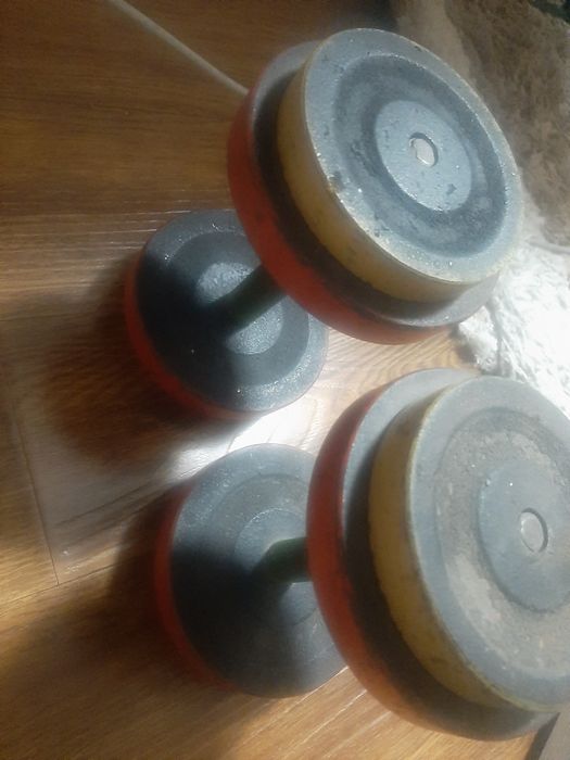 Гантели разборные 7 кг (пара), б/у, хорошее состояние