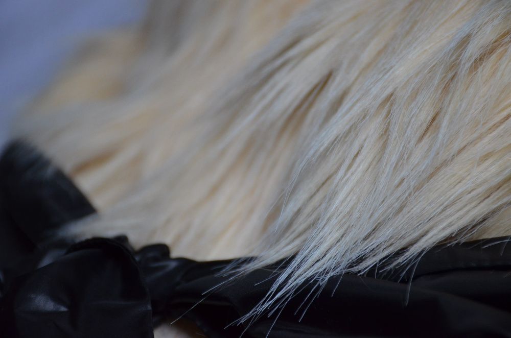 Промоция! Нов бутиков дамски елек с косъм