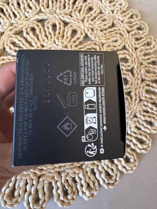 parfum armanii code