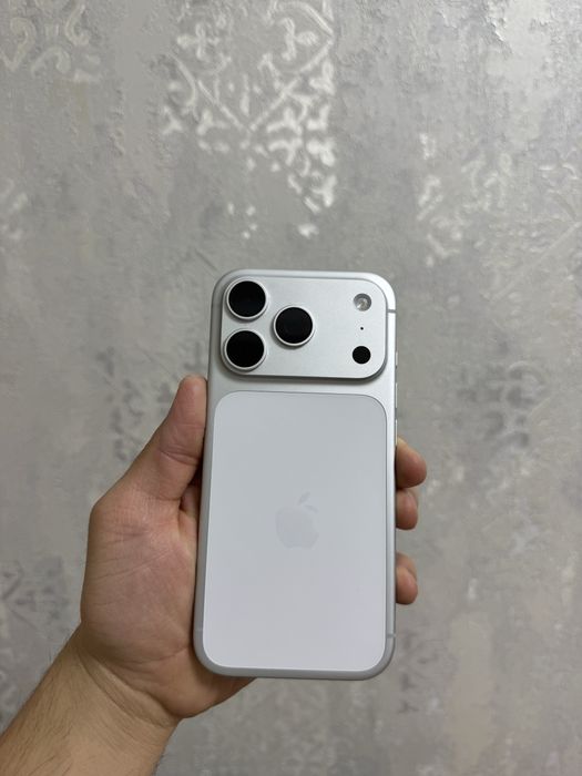17 pro silver 256 tali 100% yomkist sim+esim