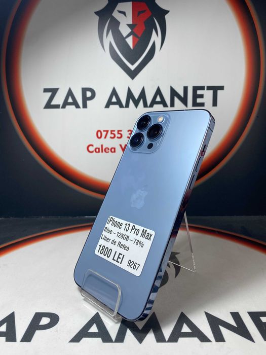 Zap Amanet Vitan - iPhone 13 Pro Max - Blue - 128GB - 78%
