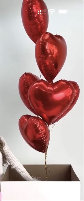 шары только что подарили