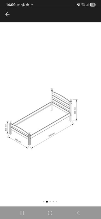 Vand doua paturi de o persoana din lemn