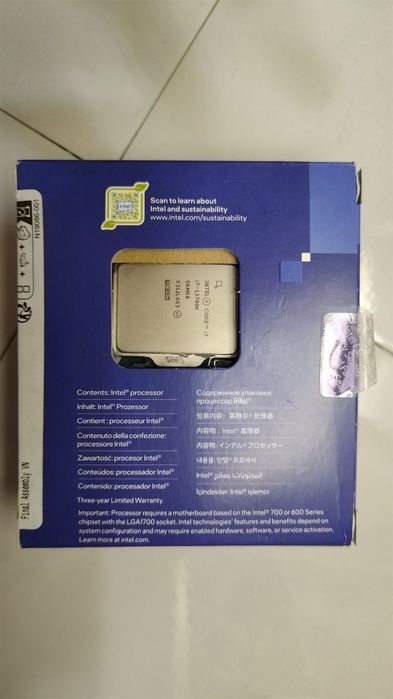 Procesor Intel i7 13700K F LGA 1700 Unlocked 13th gen + MB MSI B760