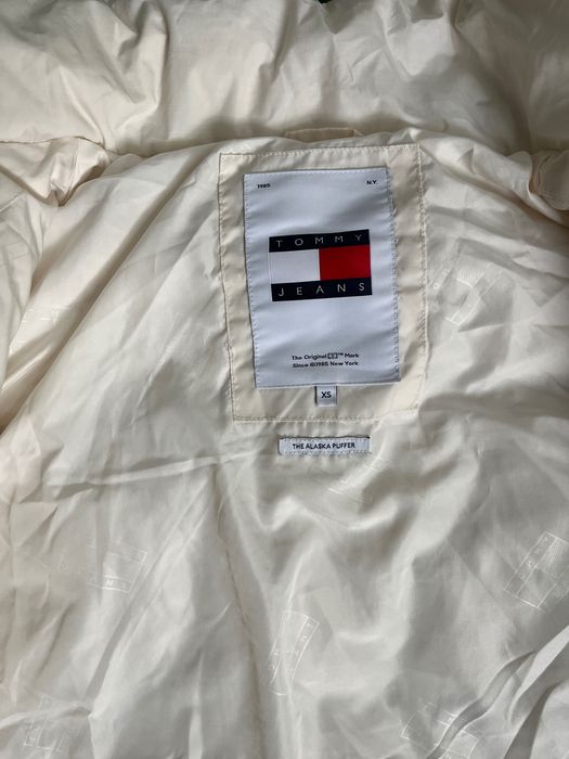 Дамско пухено яке : Tommy Jeans ALASKA - Down jacket - ancient white XS