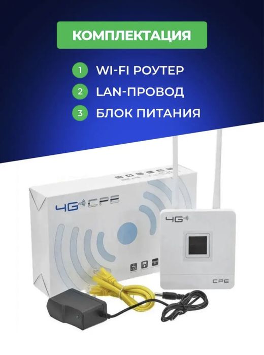 Роутер WiFi 4G LTE CPE 903