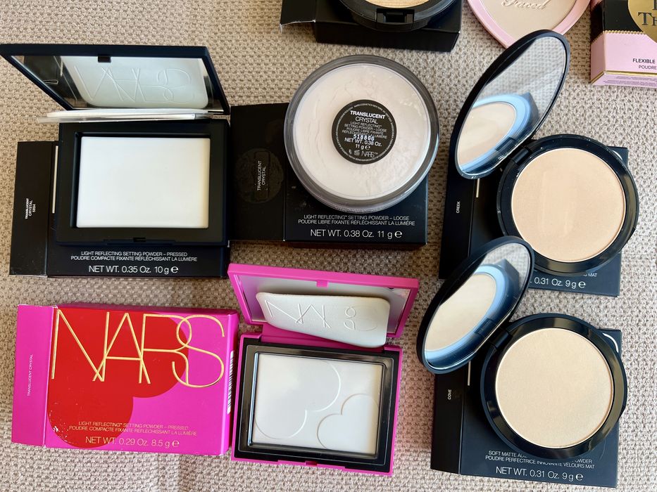 Бази, пудри и спрейове Laura Mercier, Milk, Too Faced, NARS, Mac