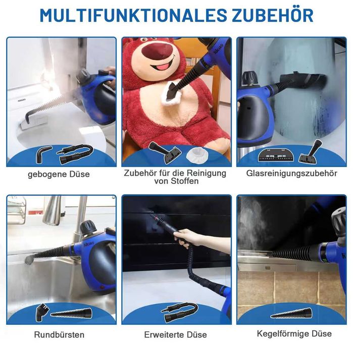 Ръчен парочистач- многофункционален