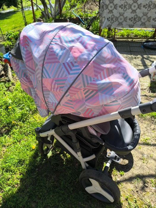 Бебешка количка BEXA 2в1 комбинирана за момиче