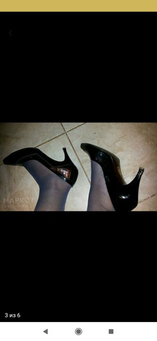 Туфли кожаные лакированные 38 размер