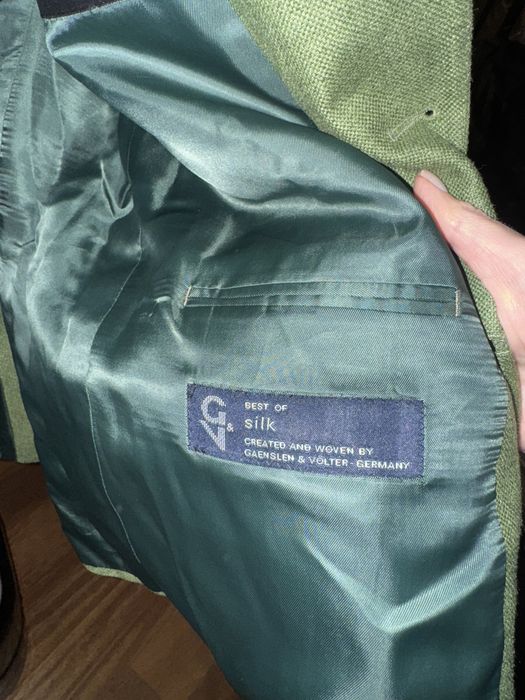 Sacou bărbătesc verde Romano Botta - mărime 52