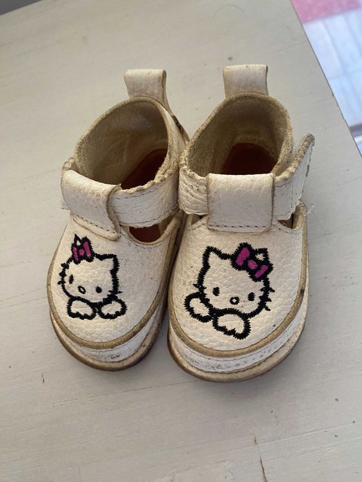 Pantofi cu scai copii macco marime 18/19, 11 cm interior din piele