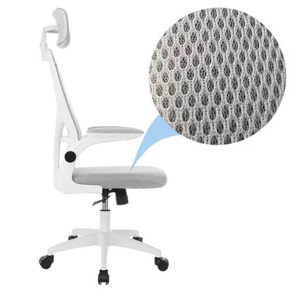 Офис стол за бюро розов или сив / Детски ученически стол за бюро