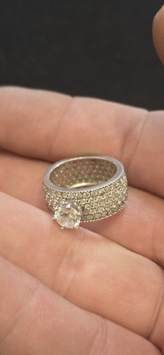 Inel argint full diamond