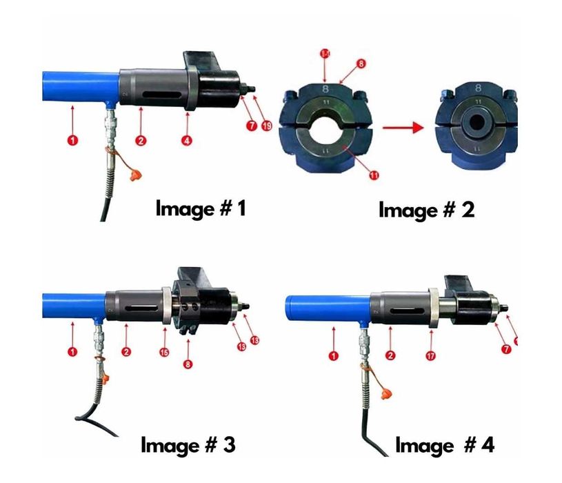 Presa hidraulica pentru bucsi arc camioane, Nectools
