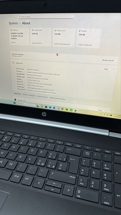 Laptop HP Probook 450 G5