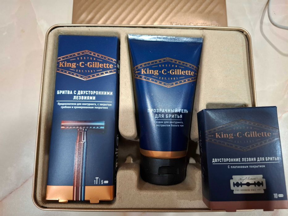 Премиальный набор для бритья Gillette King C