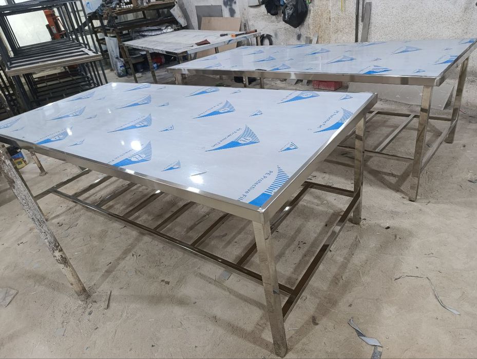 Stol nerjovika, стол нержавейка производственние арзон нарх цехдан