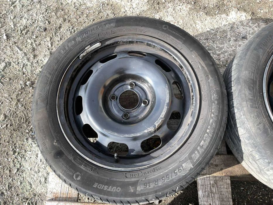 16 цола джанти 4х108 Opel Corsa Lancia Ypsilon 6,5J et38 Гуми 195/55