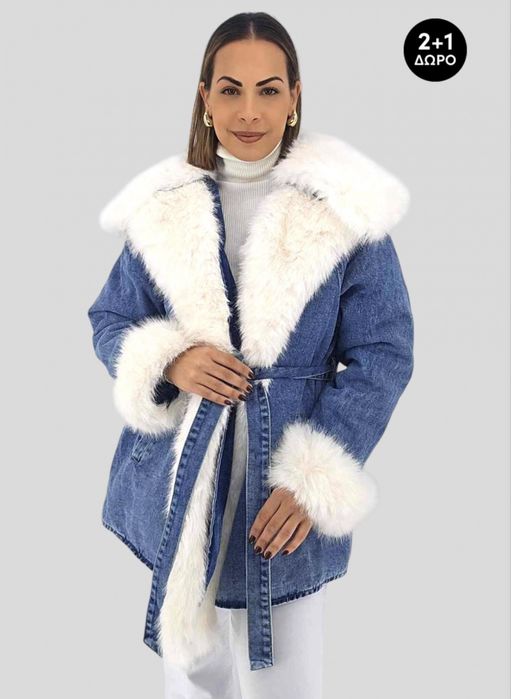 geaca cu blaniță femei
