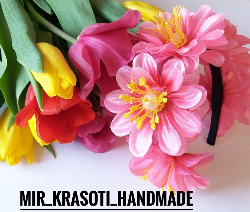 Цветочные ободки