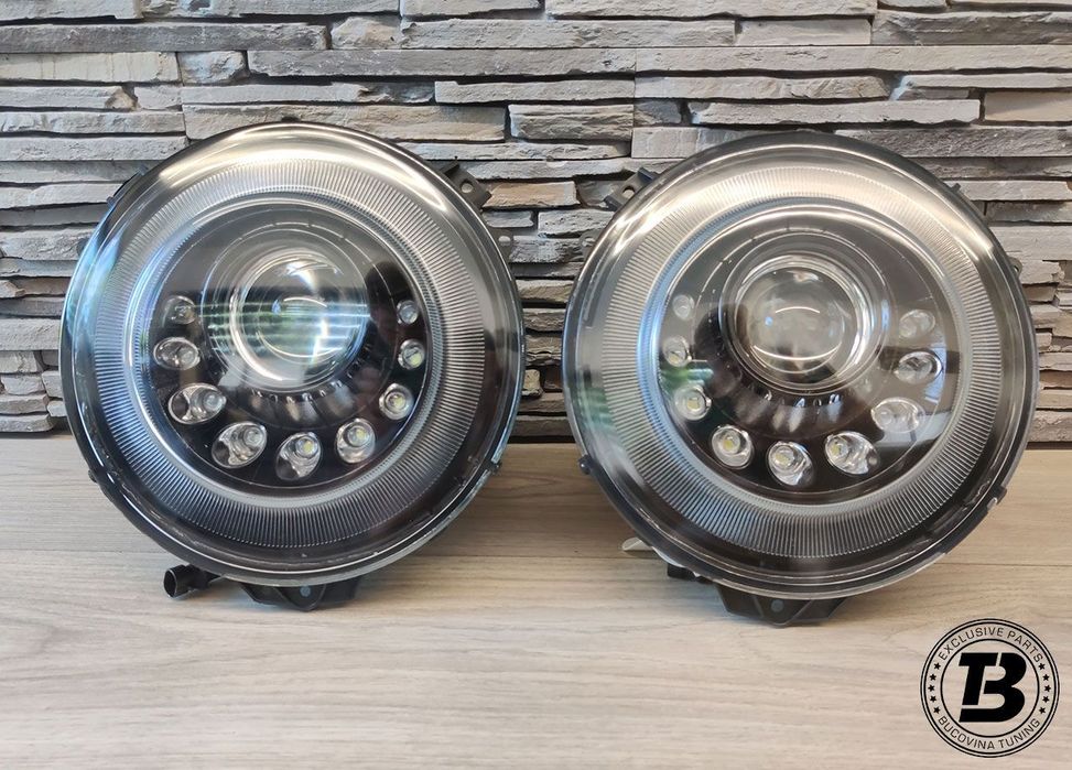 Faruri LED compatibile cu Mercedes W463 G-Class B Design