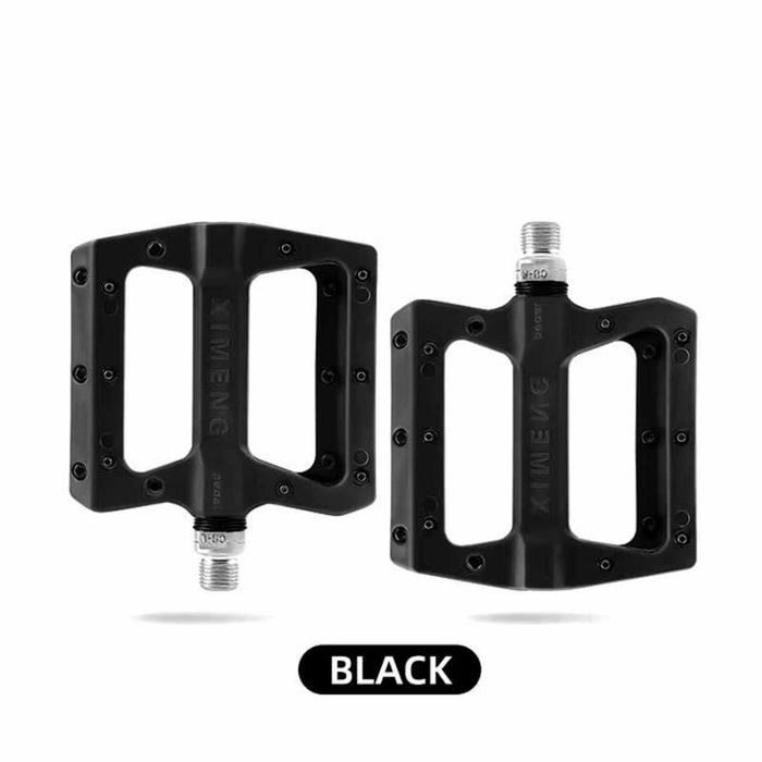 Композитни педали за велосипед, Машинни лагери, Пинове, Плоски, Цветни